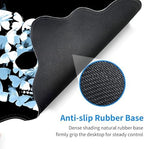 Desk Mat, Mouse Pad with Wrist Rest, 4-in-1 Large Mouse Pads for Desk, Ergonomic Mouse Pad and Keyboard Wrist Rest Gaming Keyboard Mat for Office,Butterfly Skull - Image 4
