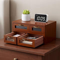 Desktop Storage Cabinet with 4 Drawers,Wooden Storage Drawers for Table,Decorative Desk Organizing Cabinets for Home and Office by ILWorkTLs