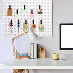 CroBlissful Pegboard Clips Peg Board Metal Accessories Hook, Black, 20 Pcs - Image 5
