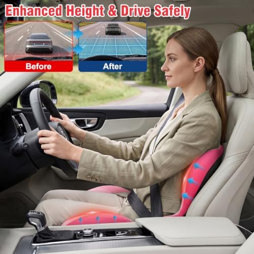 Car Seat Cushion Office Chair Cushion with Lumbar Support Pillow - Image 3
