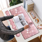 4 in 1 Mouse Pad Combo, Large Gaming Mouse Pad + Keyboard Wrist Support + Mouse Wrist Rest + Coaster, Table Pad 31.5 "x 11.8" with Memory Foam Ergonomic Wrist Pad Set, God Jesus Christ - Image 2