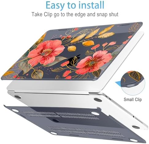 Mektron Case for 2026 MacBook Neo 13-inch A18 Pro chip A3404 Laptop Cover with 13-inch (Diagonal) Liquid Retina Display+ Keyboard Cover+ Screen Protector, Floral C339 - Image 5