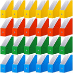 Thenshop 24 Pcs Magazine Files Cardboard Holders,Classic,Colorful by Thenshop
