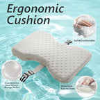 Foot Rest Under Desk, Under Desk Footrest, Foot Stool for Couch, Office Home, Gaming, 4-in-1 Bamboo Desk Foot Rest with 6 Adjustable Heights & Massage Cushion & Relieve Pressure on Legs, Waist & Back - Image 4