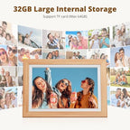 Dragon Touch Digital Picture Frame WiFi 10 inch IPS Touch Screen Digital Photo Frame Display, 32GB Storage, Auto-Rotate, Share Photos via App, Email, Cloud, Classic 10 - Image 7
