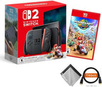 Nintendo Switch 2 + Mario Kart World Bundle with Bonus HDMI Cable & Screen Cleaning Cloth by Unknown