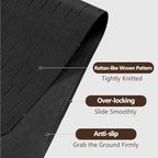 Bsmathom Office Chair Mat for Hardwood Floor, 36" x 48" Desk Computer Chair Mat for Hard Wood and Tile Floor, Anti-Slip Hard Floor Protector Chair Mat, PVC Mat Desk Rug for Office Home, Black - Image 3