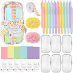 Motiskyy 6 Sets/75 Pcs Back to School Teacher Gifts Idea Kit, Macaron by Motiskyy