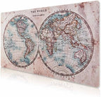 Map Mouse Pad, Large Extended Mouse Pad Keyboard 39.4” x 19.7” by DOBAOJIA