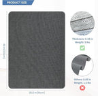 Chair Mat for Hardwood Floor, 36" x 48" Heavy Duty Office Chair Mat for Rolling Chairs, Anti Slip, Computer Chair Desk Mat, Floor Protector for Home Office, Graphite Texture - Image 2