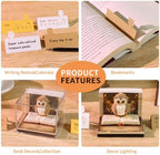 3D Time Piece Calendar 2027 With 52 Weekly Calendars, 3D memo pad tear away calendar 2027, Artsy Pads Suitable for Room and Office Desktop Decoration, Gift Giving (Owl) - Image 6