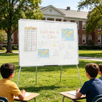 VIZ-PRO Magnetic Whiteboard Easel, Foldable, 48 x 36 Inches - Image 7