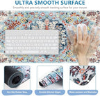 iLeadon Ergonomic Mouse Pad with Wrist Rest, 4in1 Desk Mat Set - Image 5