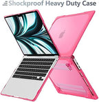 Batianda Heavy Duty Case for MacBook Air 13 Inch 2018-2020, Pink - Image 3
