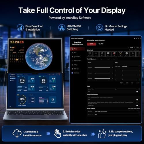 Laptop Screen Extender 15.6", 5 Modes & Detachable Slim Portable Monitor - Image 5