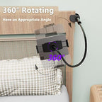 MAGIPEA Gooseneck Tablet Holder for Bed, Reinforced Flexible Arm Tablet Stand with 360° Rotation, Hands-Free Clamp Mount for 4.7–13" iPad, Kindle, Galaxy Tab, Switch - Image 6
