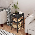 HOOBRO Side Tables with Charging Station, Small End Tables for Small Space - Image 5