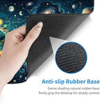 Desk Mat, Mouse Pad with Wrist Rest, 4-in-1 Large Mouse Pads for Desk, Ergonomic Mouse Pad and Keyboard Wrist Rest Gaming Keyboard Mat for Office,Sun and Moon - Image 4