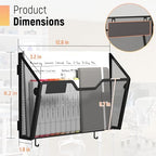 Docnest 6 Pack Dual-Mount Magnetic Mesh File Holders, Wall Organizer - Image 2