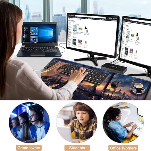 Keyboard Wrist Rest and Mouse Pad with Wrist Support Set Ergonomic Coaster,Memory Foam,Easy Typing Pain Relief,Large XL Desk Mat 31.5"x 11.8",Cat Sitting on Window - Image 7