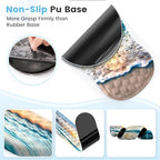 HAOCOO Ergonomic Mouse Pad & Keyboard Wrist Rest Set, Beach - Image 6