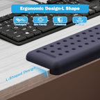 Leolee L-Shaped Desk Long Wrist Rest Elbow 60CM, Deep Blue Arm Rest - Image 2