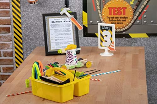 Teacher Created Resources Yellow Portable Plastic Storage Caddy 6-Pack for Classrooms, Kids Room, and Office Organization, 3 Compartment - Image 2