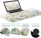 LIMKRIAN Flower Mouse Pad Set Floral Large Desk Matt for Desktop - Image 3