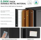 Metal Storage Cabinet with Locking Doors, 71" Tall Steel Locker Organizer with Adjustable Shelves, Garage Utility Cabinet for Home, Office, Shop, and School - Image 4