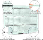 TSJ OFFICE Glass Calendar Whiteboard - 48" x 36" Yearly Planner for Wall - Image 3