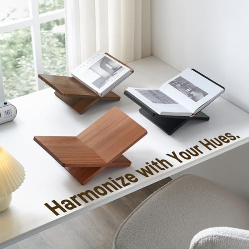 Solid Wooden Book Stand 16" x 9.5" x 6" Extra Large Display Stand - Image 3