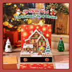 3D Calendar 2027,3D Desk Calendar 2027,Christmas Snow House Time Piece Calendar 2027,3D Memo Pad Creative Tear Away Weekly planner Carving Art Calendars Notepad,Christmas Gift,New Year's Gift,paper sculpture calendars (Christmas Snow House) - Image 5