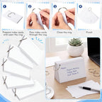 Yexiya 1000 Pcs 3 x 5 Inch Index Cards with Rings Hole Punched Notecards - Image 4