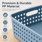 8 Pack Classroom Paper Basket, A4 Organizing Boho Trays for Teachers Students, Fun Turn-in Bins, Classroom Storage Plastic Organizer Holder for Office Desk Room Trays - Image 3