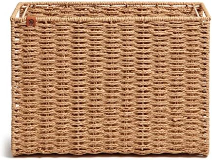 U Brands Desktop Hanging File Organzier, Woven Texture, Letter Size - Image 3