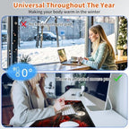 Heated Desk Pad & Mouse Pad, 3 Heat Levels, 3-Hour Auto Shut-Off - Image 6