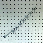 1" Peg Hooks, Pegboard Display Panel Hangers - 100 Pack - Image 3