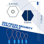 Nuogo 200 Blue Steel Security Cable Seals - Image 3