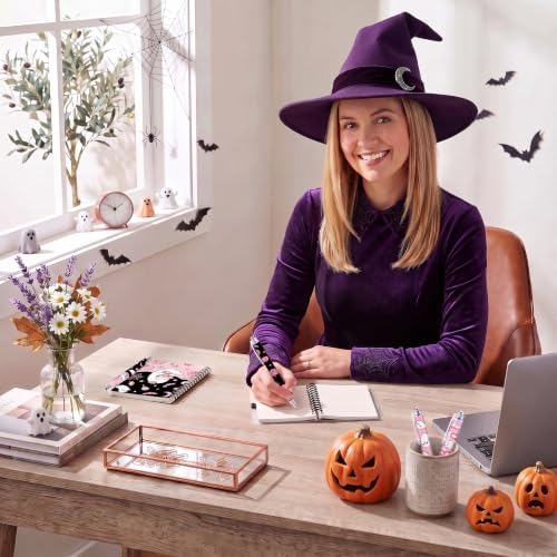 Halloween Notebooks with Pens Bulk, 24 Sets, 5.5 x 4.7 Inch, Pink - Image 5