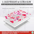 CISSOOK for MacBook Air 15 inch M2-M5 Case 2026 2025 2024 2023 Pink Bows - Image 4