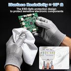 6" x 6" Anti-Static & Microfiber Wipes (100 Pcs, 200GSM) - Image 4