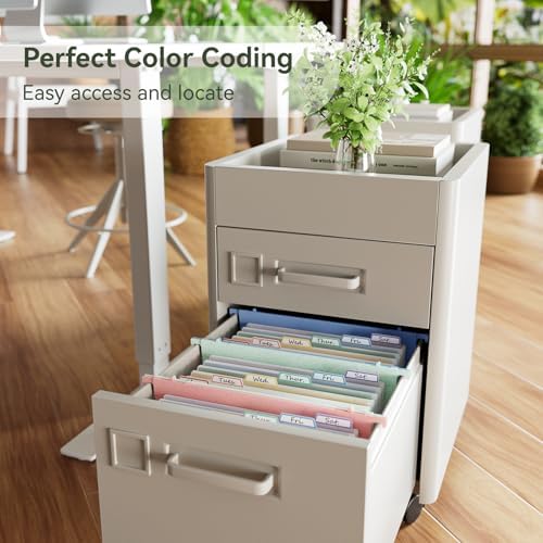 EcoStash Wheat Straw Hanging File Folders,7-Pocket Accordion Organizer - Image 3