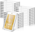 SATINIOR 30 Pcs Clear 100Pt Magnetic Card Holders for Trading Cards by SATINIOR