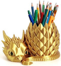 3D Printed Dragon Pencil Holder for Desk, Removable Dragon Egg Pen Holder, Cute Pencil Cup Desk Organizer for Pens, Pencils, Paper Clips, Makeup Brushes, Fantasy Desk Decor Gift for Kids by LehuoMaker3DPrintedStudio