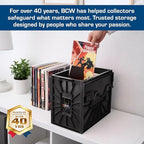 BCW Short Comic Book Bin, Holds 150 Comics Each, Black, 10 Pack - Image 3