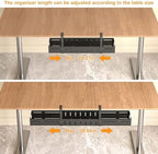 REALINN Under Desk Cable Management Tray Black - Image 4