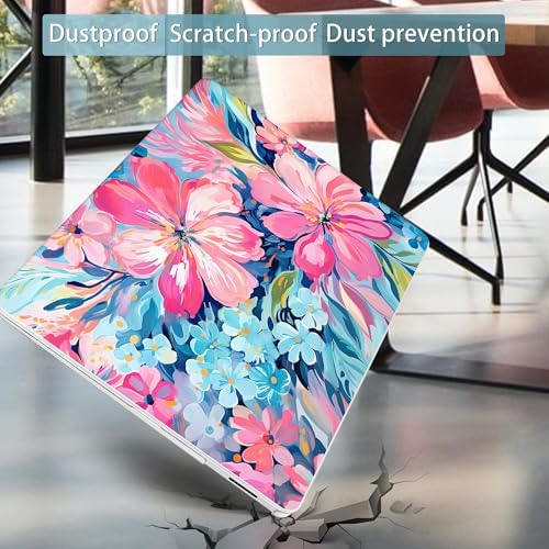 Mektron Case for 13.8" Microsoft Surface Laptop 7 Windows 11 AI PC 2024 Surface Laptop 13.8 Inch Cover Fits Model 2036, Keyboard Cover +Screen Protector +Dust Plugs,Hand-Painted Flowers - Image 5