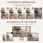 36"x48" Office Chair Mat for Hardwood Floor, Non-Slip Washable Brown Red - Image 6