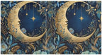 ALAZA Moon Flower Witchy 3 Ring Binder 1.5 Inch Three Ring Office Binders w/clipboard & 3 Pockets, Hold 200 Sheets, 2 pcs - Image 2