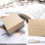 VANRA Note Cube 4 x 4 Inch (Not Sticky) Memo Cube Refill (No Holder) Tear-Off Pages (Not Loose) Blank Scratch Pads, 400-Sheets/Cube (Kraft Brown) (Pack of 3) - Image 5
